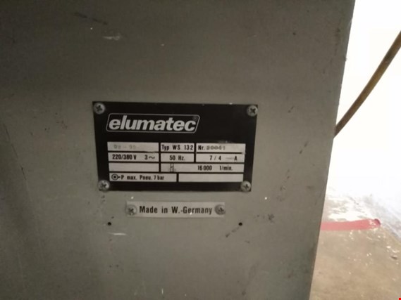 Used ELUMATEC WS132 3-axis grooving machine for Sale (Auction Premium) | NetBid Industrial Auctions